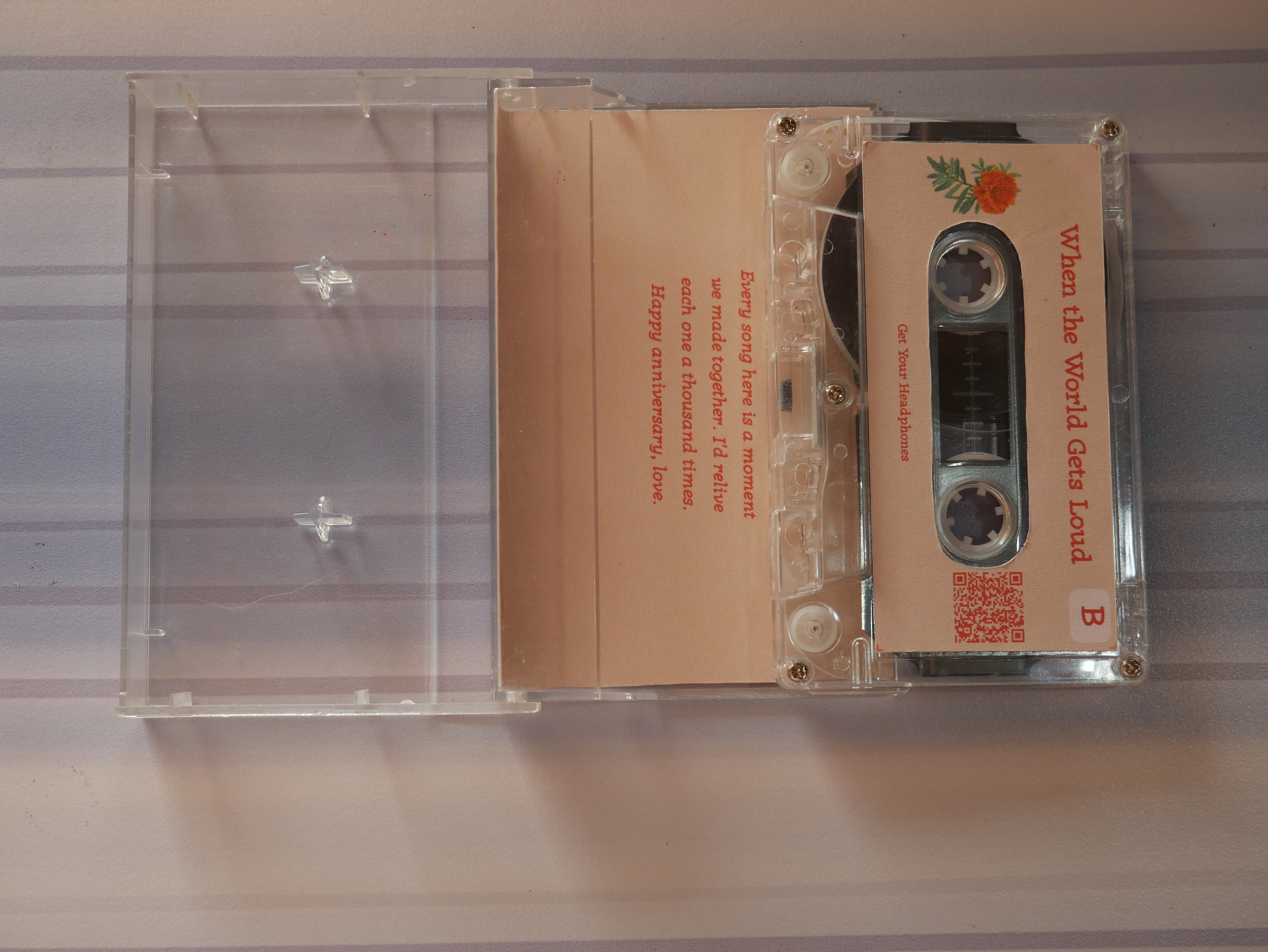 Custom Kassette with printed details